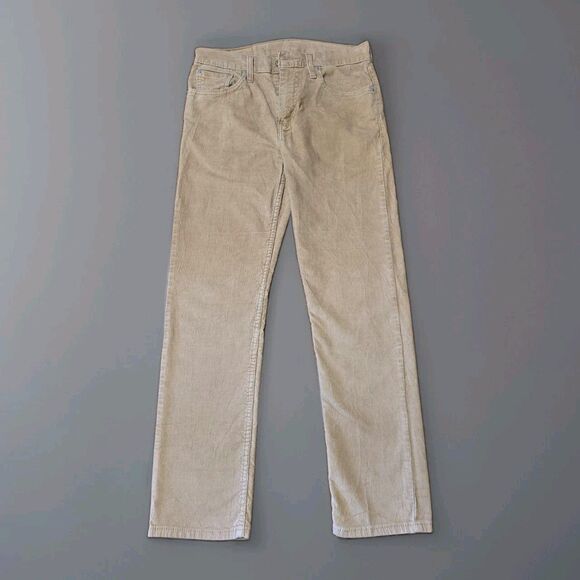 Levi's Other - Levi's Beige Corduroy Pants Men 29x30 Measures 30x28 Tan Straight  Khaki Cords